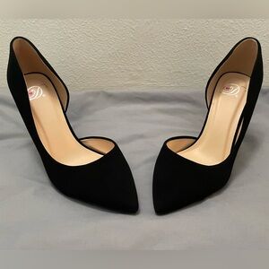 Black Suede High Heels